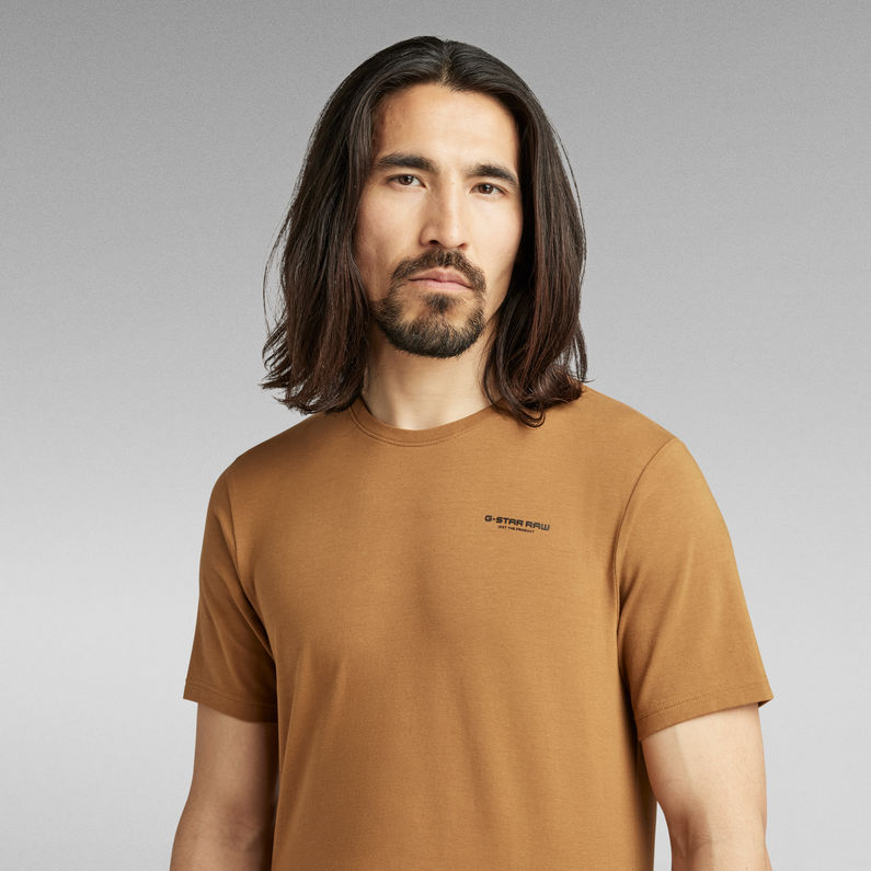 G-STAR Outlet Slim Base T-Shirt Brown