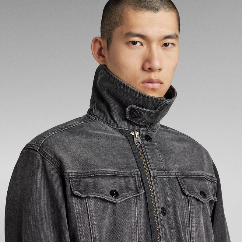 G-STAR Outlet Unisex Flight Combat Jacket Grey