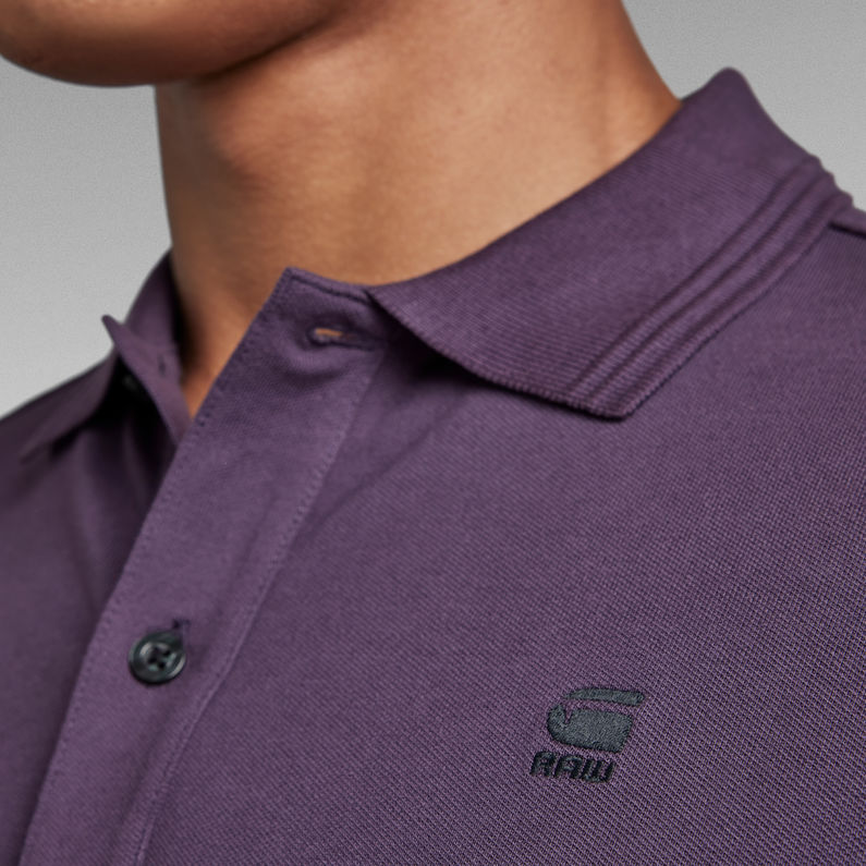 G-STAR Outlet Dunda Slim Polo Purple