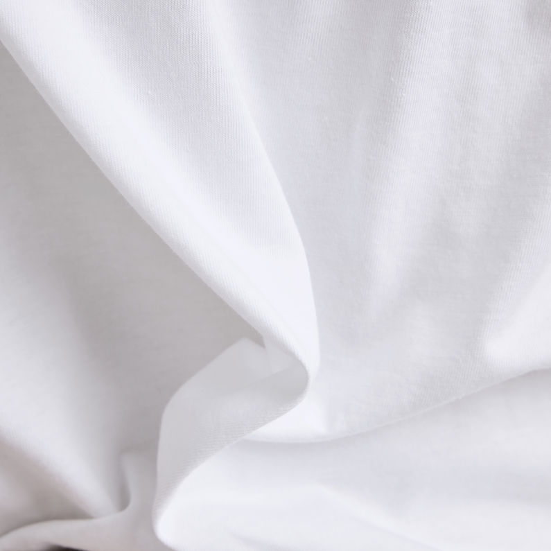 G-STAR Outlet Lash Back Text T-Shirt White