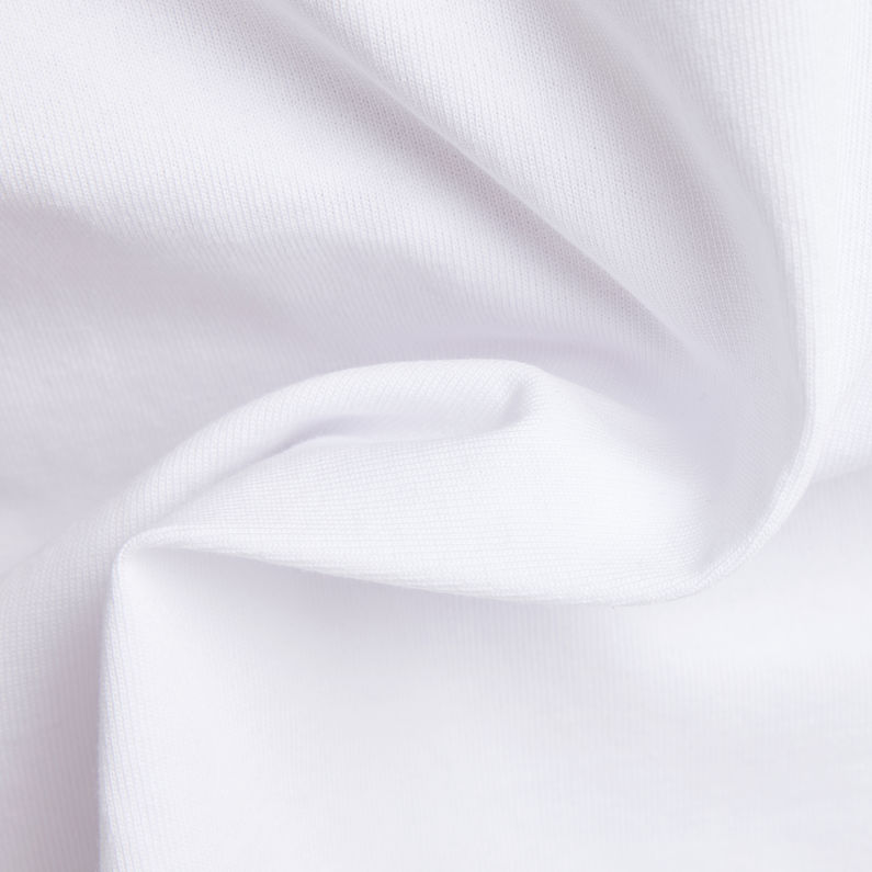 G-STAR Outlet Essential Loose 3\4 Sleeve T-Shirt White