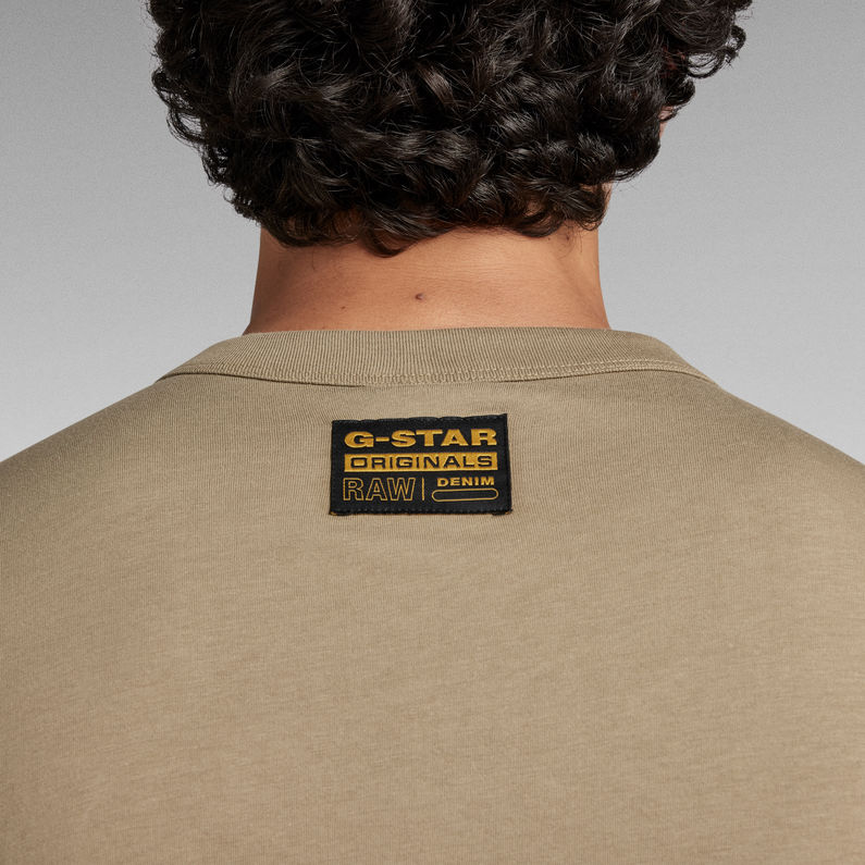 G-STAR Outlet GS RAW Denim Logo T-Shirt Green