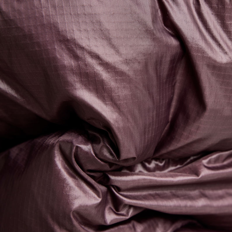 G-STAR Outlet Meefic Sundu Quilted Hooded Overshirt Purple