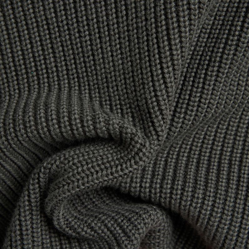 G-STAR Outlet Stencil Graphic Turtle Knit Grey