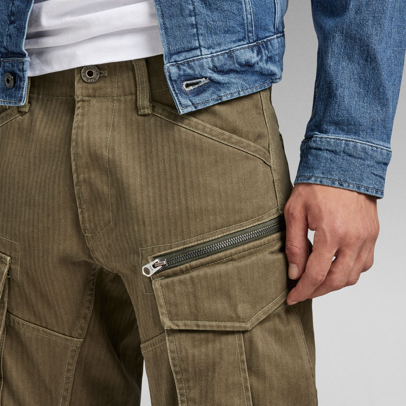 G-STAR Outlet Rovic Zip 3D Regular Tapered Pants Green