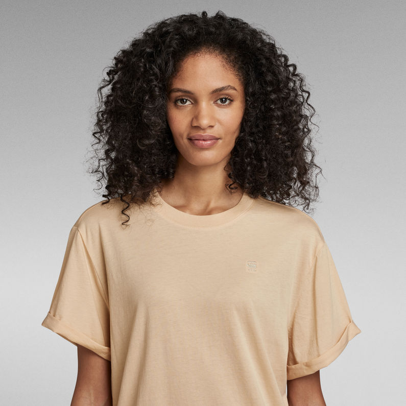G-STAR Outlet Lash Fem Loose Top Beige