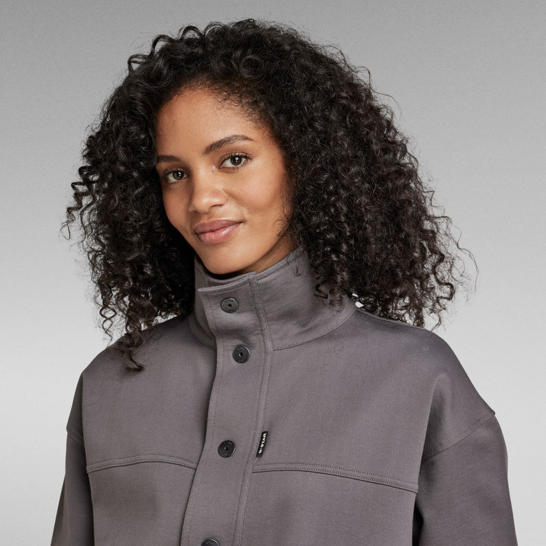 G-STAR Outlet Windbreaker Loose Sweater Grey