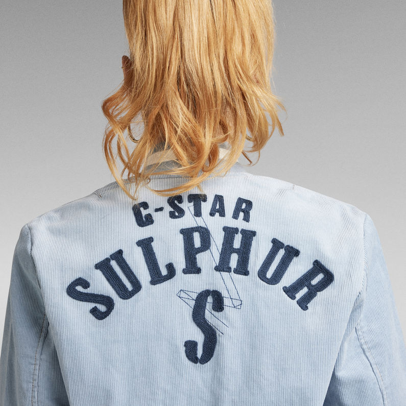 G-STAR Outlet Y2K Bomber Jacket Light blue