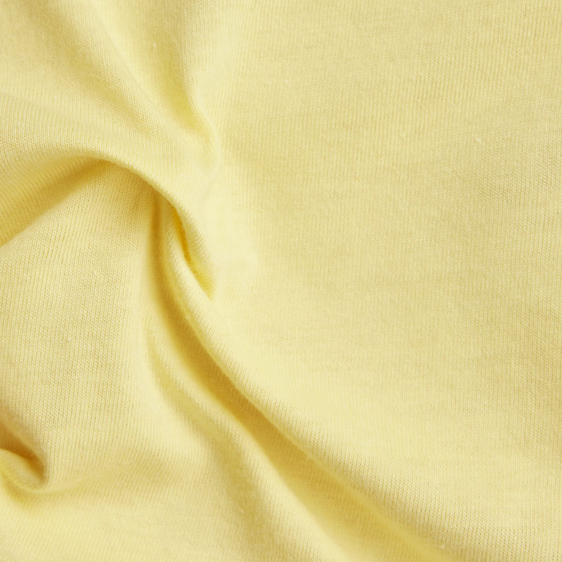 G-STAR Outlet Slim Chest Print T-Shirt Yellow