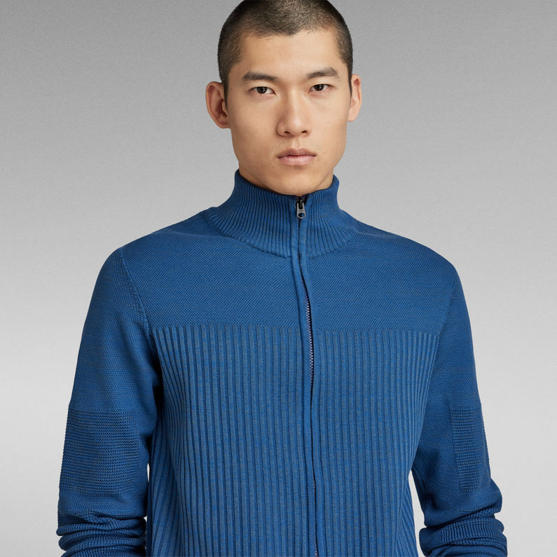 G-STAR Outlet 3D Biker Zip Thru Knit Multi color