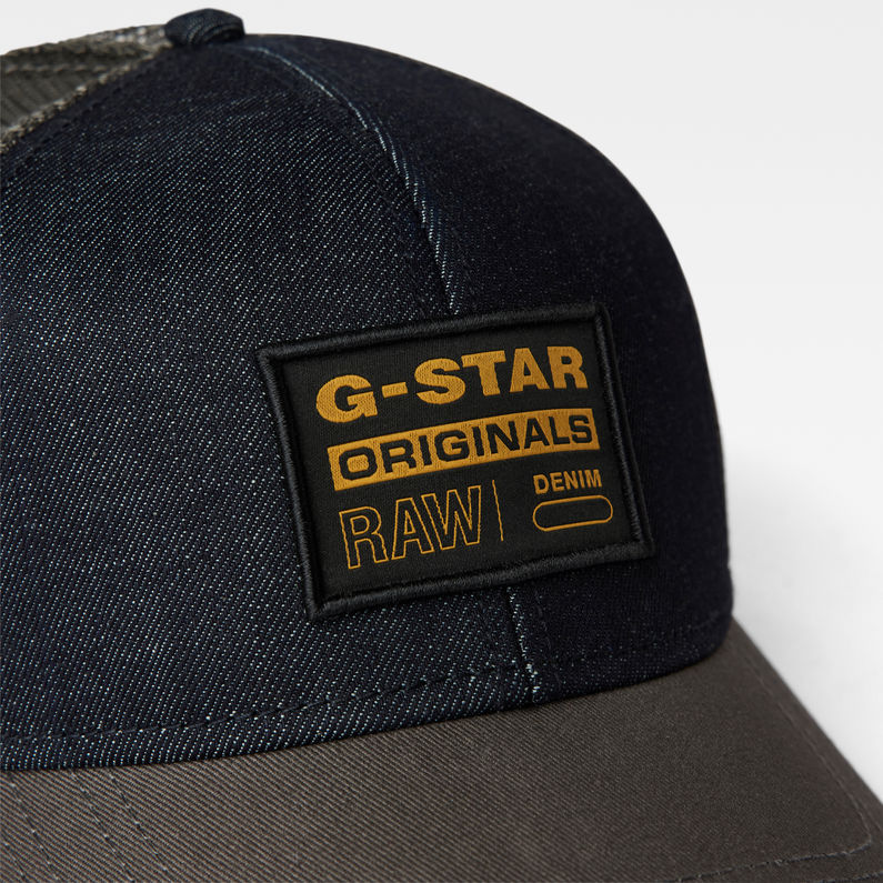 G-Star RAW® Denim Embro Baseball Trucker Cap ダークブルー