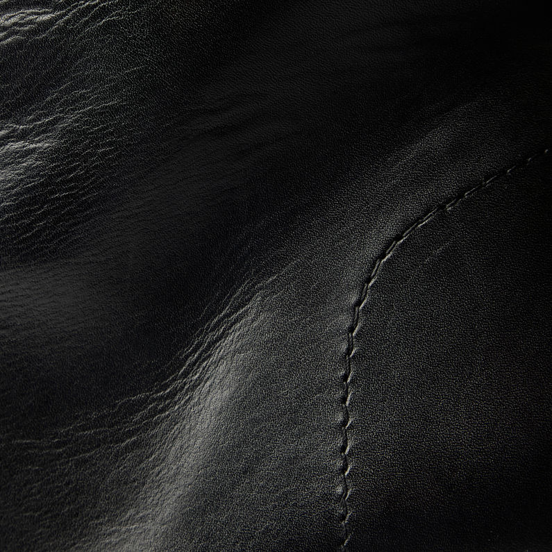 G-Star RAW® Mysid Mid Leather Zip Boots ブラック fabric shot