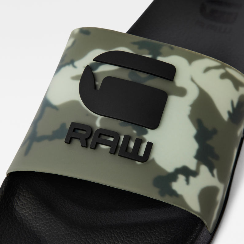 G-Star RAW® Cart III Camo Slides グリーン detail
