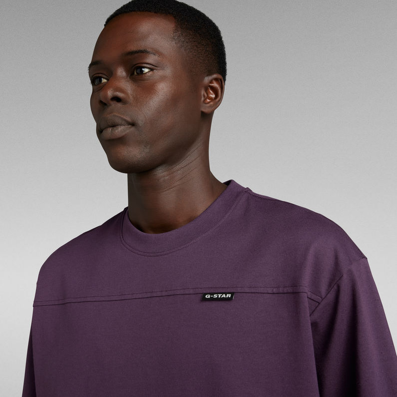 G-STAR Outlet Boxy Base 2.0 T-Shirt Purple
