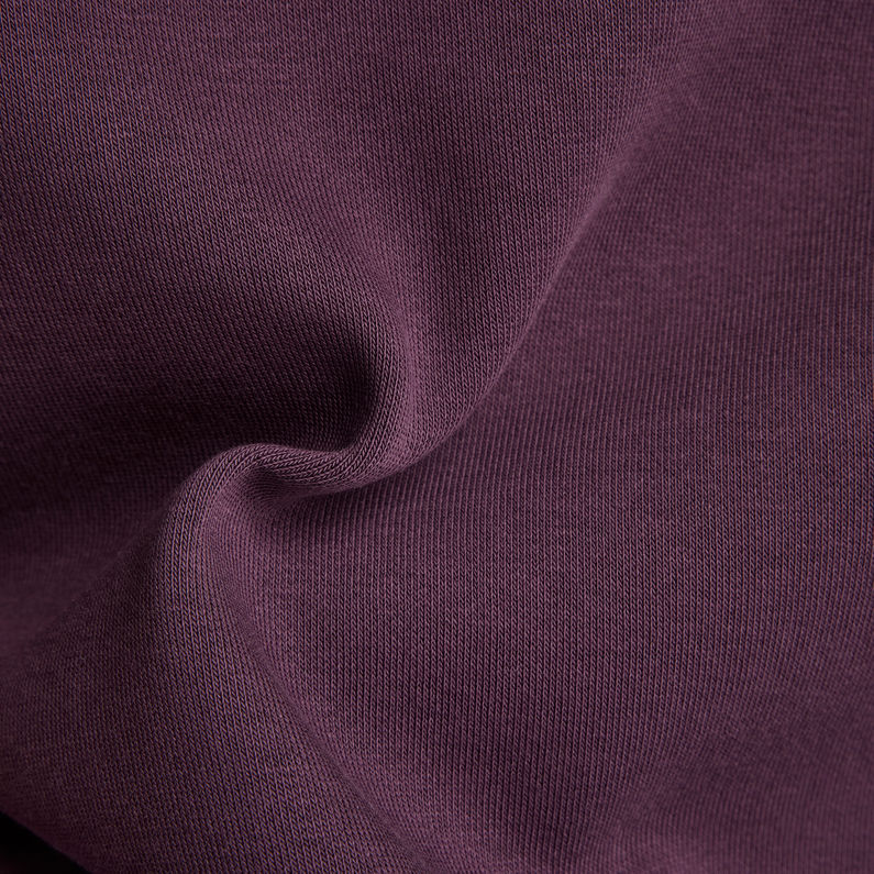 G-STAR Outlet Sudadera Sleeve Graphic Cropped Loose Morado
