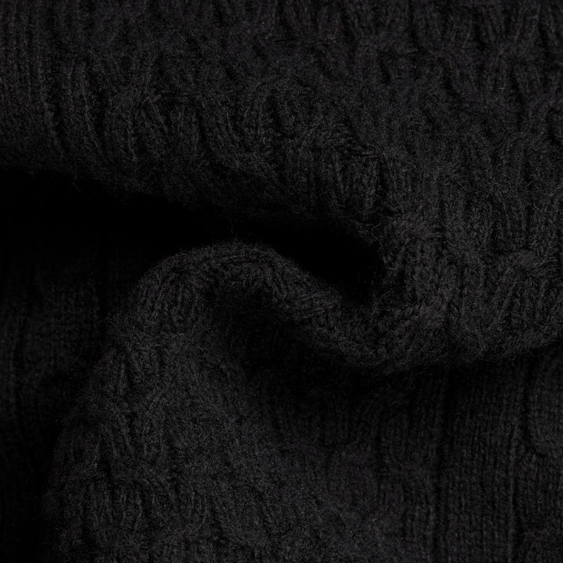 G-STAR Outlet Cable Knitted Sweater Black