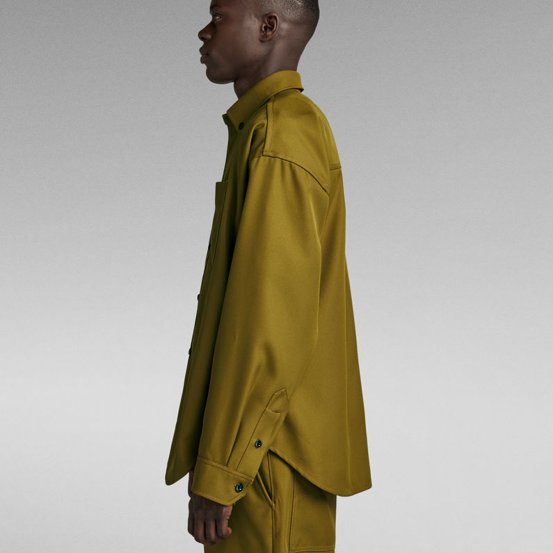 G-STAR Outlet TP Button Down Oversized Shirt Green