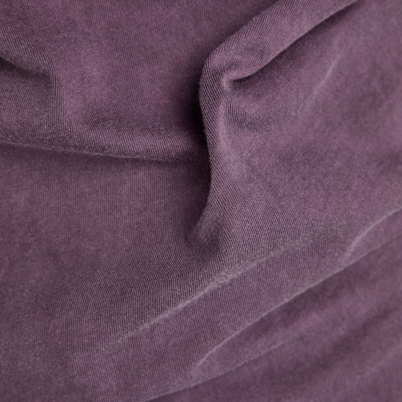 G-STAR Outlet Eyben Slim V-Neck Top Purple