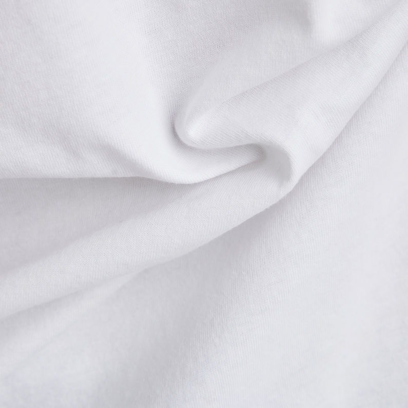 G-STAR Outlet Lash Graphic Ringer T-Shirt White