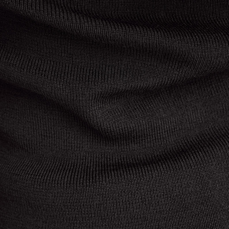 G-STAR Outlet Hooded Slim Knitted Sweater Black