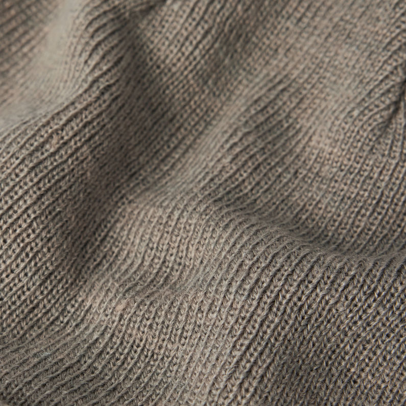 G-STAR Outlet Effo Long Beanie Beige fabric shot
