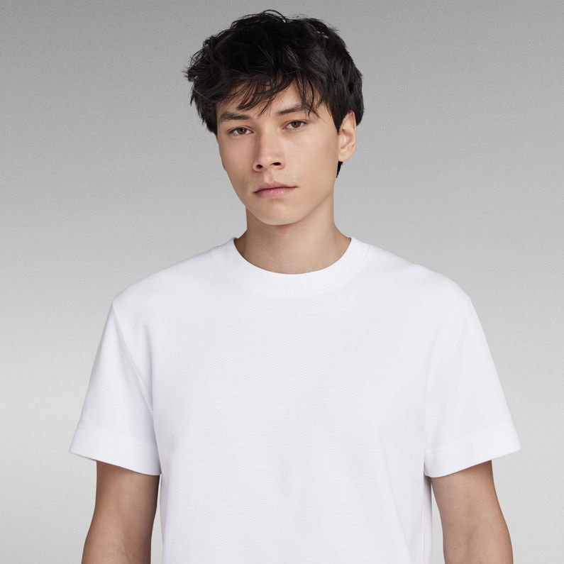 G-STAR Outlet Essential Pique T-Shirt White