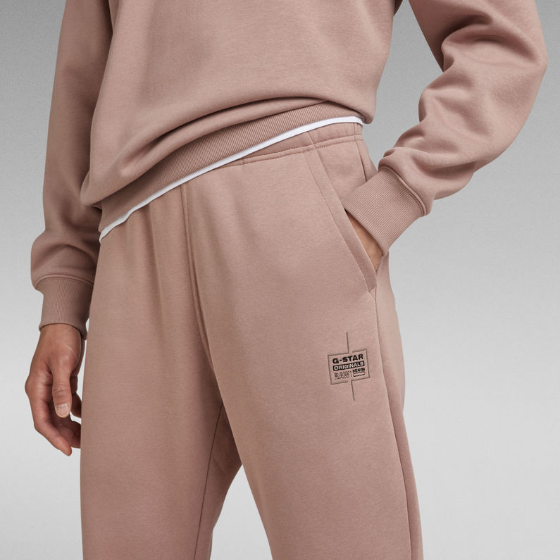 G-STAR Outlet Unisex Core Tapered Sweat Pants Brown