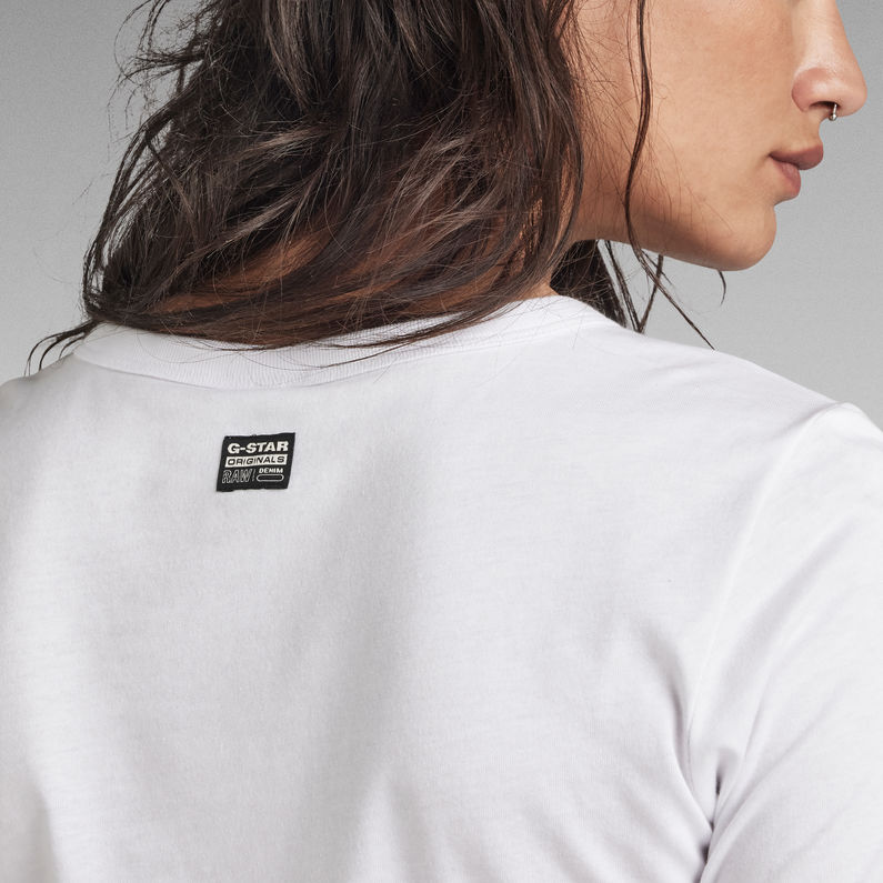 G-STAR Outlet Anglaise Graphic RAW Top White