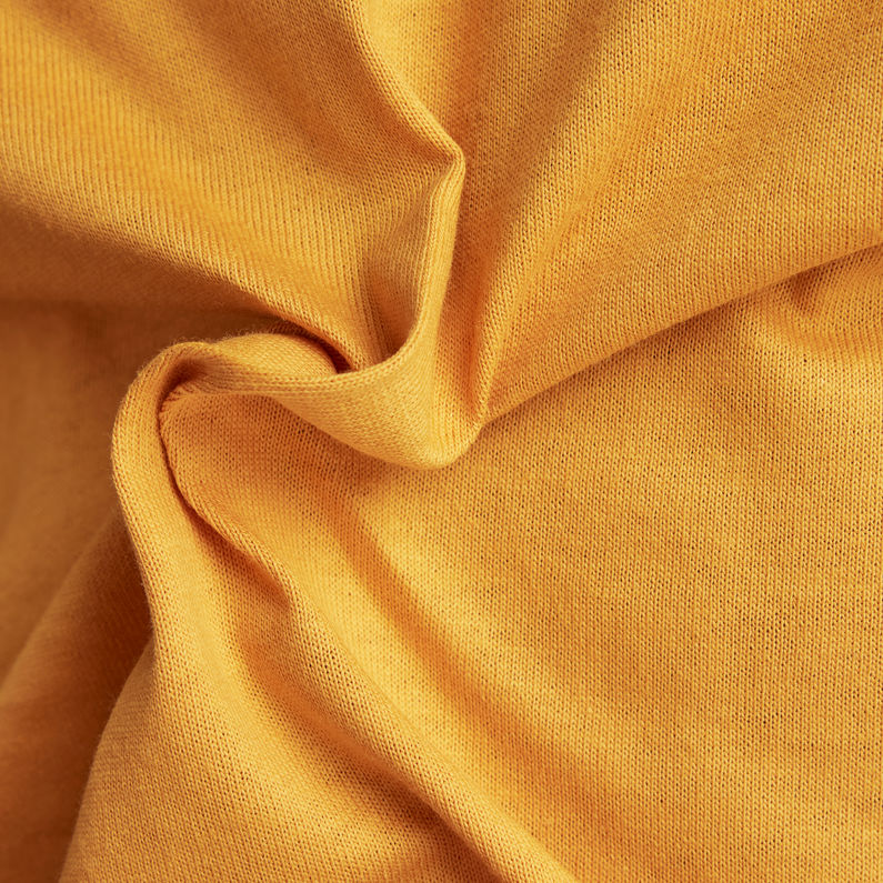 G-STAR Outlet Back 3301 Graphic Loose T-Shirt Yellow