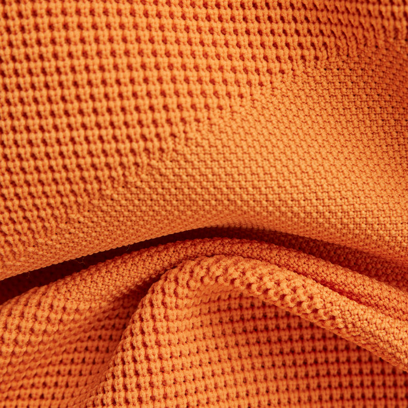 G-STAR Outlet Engineered Knitted Sweater Orange