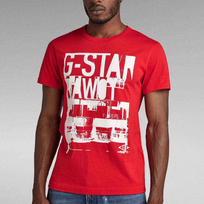 G-STAR Outlet Graphic STM 2 T-Shirt Red