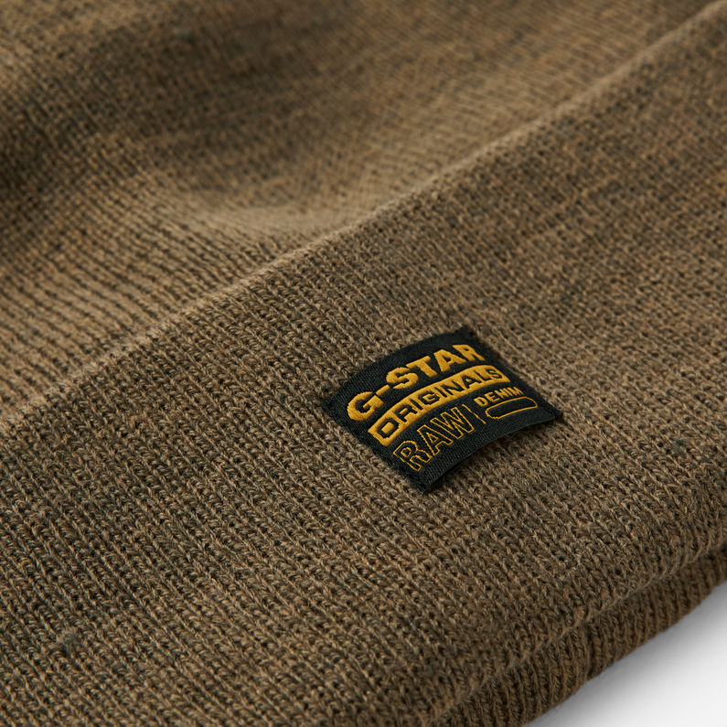 G-STAR® Effo Long Beanie ブラウン detail shot buckle