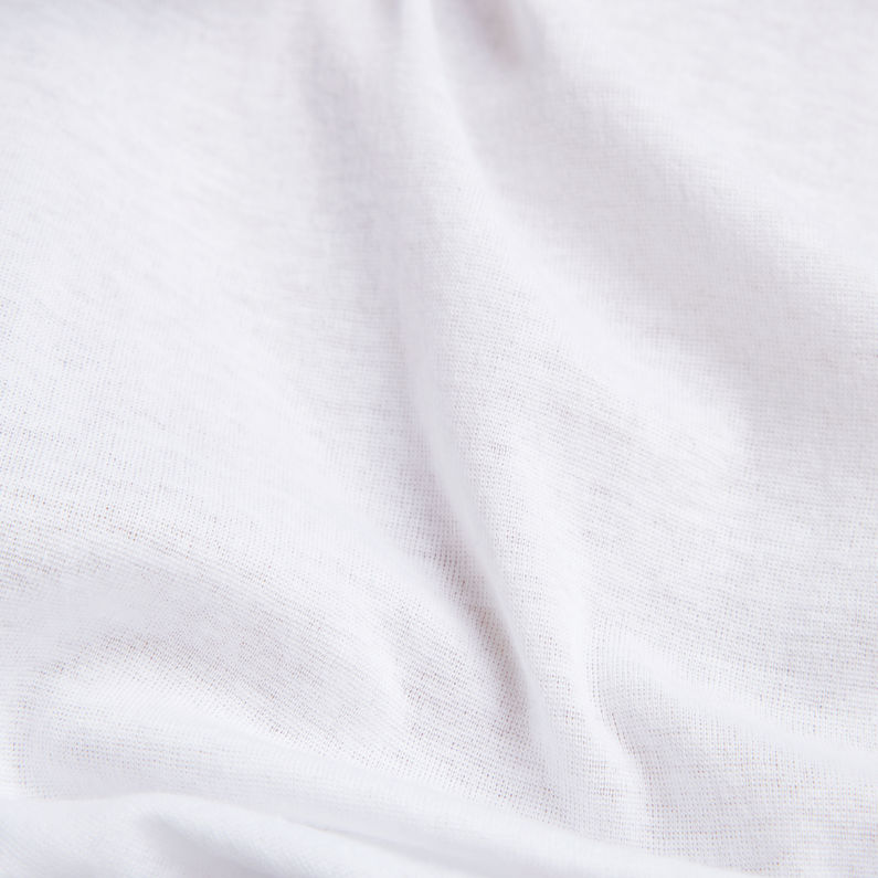 G-STAR Outlet Back Seam Loose Top White