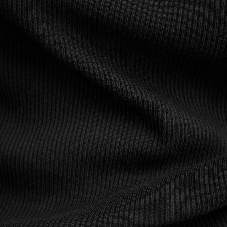 G-STAR Outlet Polo Ribbed Slim Negro