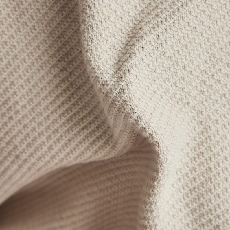 G-STAR Outlet Moss Knitted Sweater White