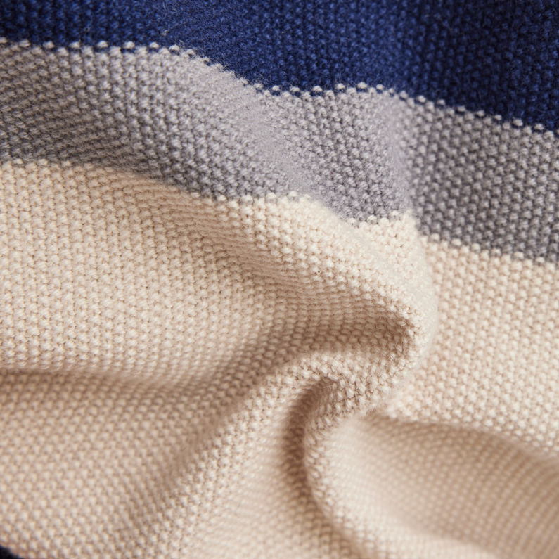 G-STAR Outlet Stripe Knitted Sweater White