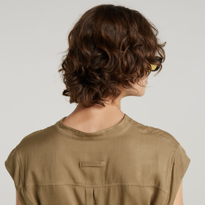 G-STAR Outlet Vestido Saharienne Beige