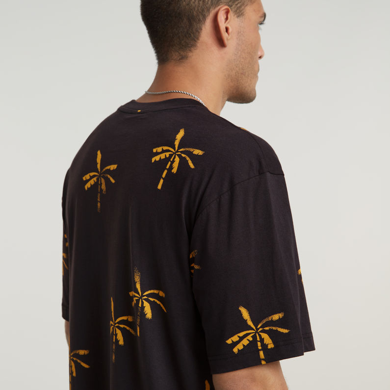 G-STAR Outlet Musa Palm Allover Print Boxy T-Shirt Multi color