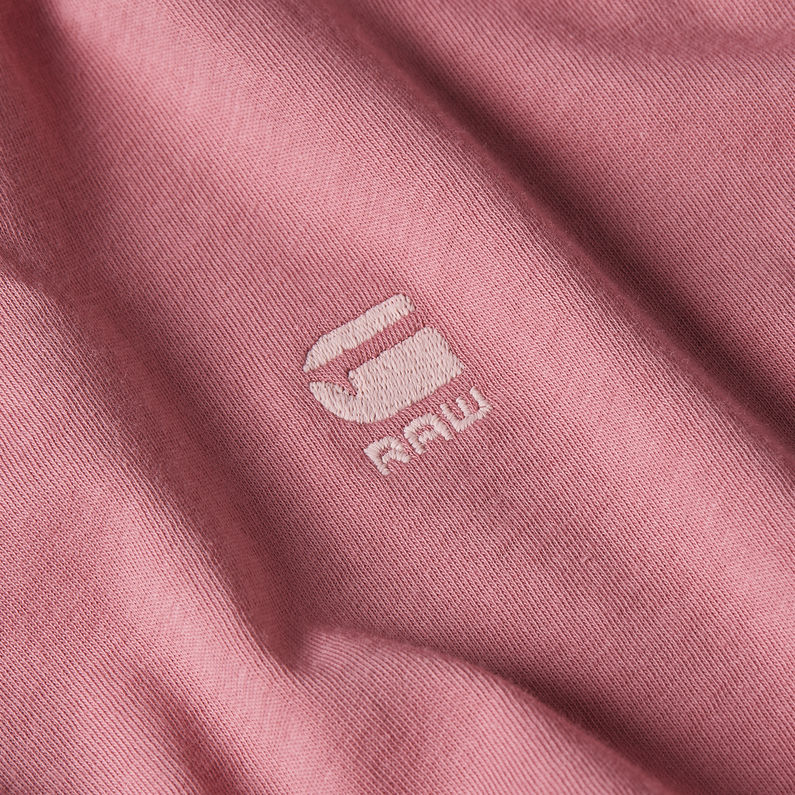 G-STAR Outlet Rolled Up Sleeve Boyfriend Top Pink