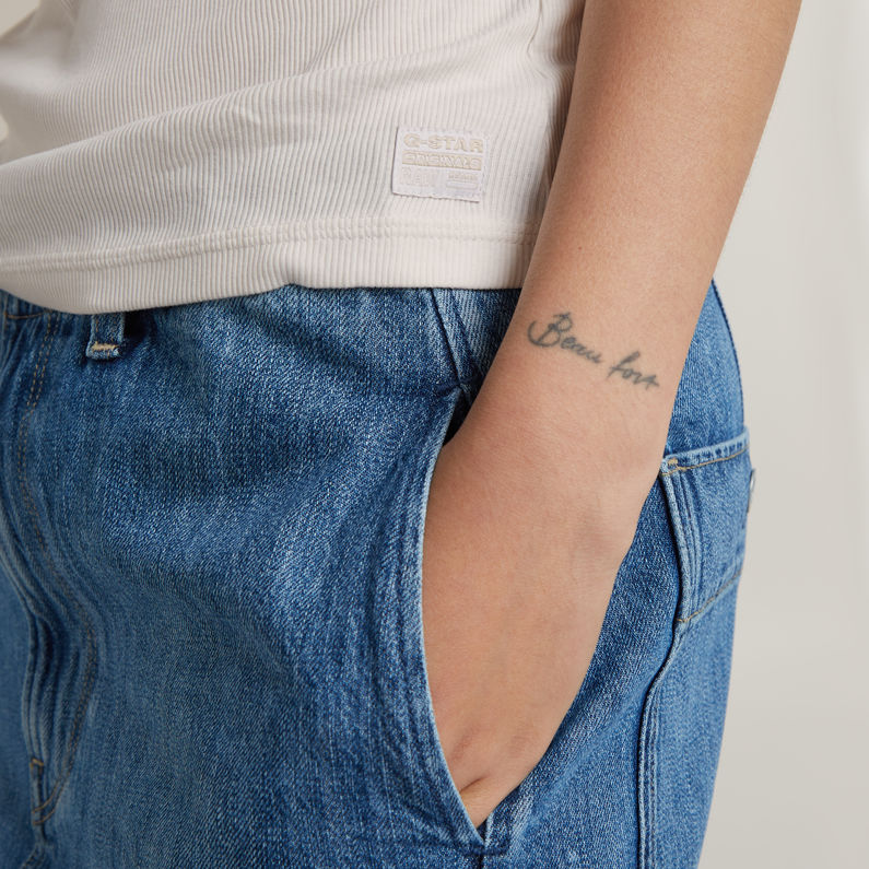 G-STAR Outlet Racerback Ribbed Slim Tank Top White