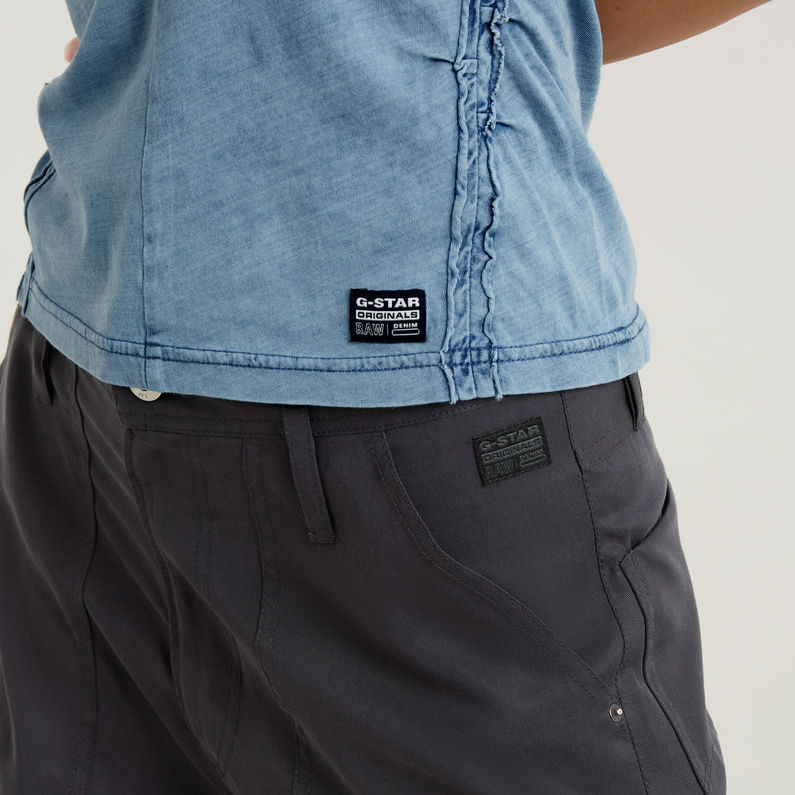 G-STAR Outlet Gathered Indigo Slim Tank Top Light blue