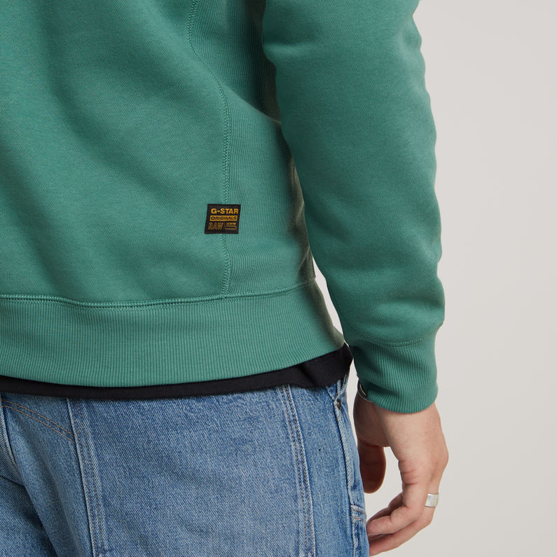 G-STAR Outlet Premium Core Hooded Sweater Green
