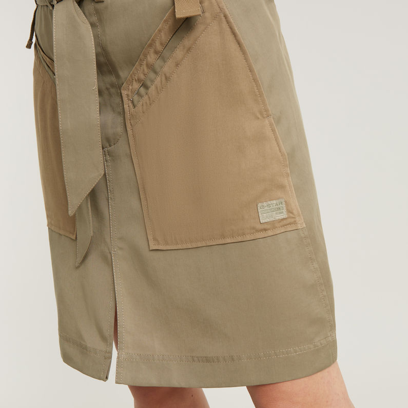 G-STAR Outlet Falda Tone On Tone Loose Marrón