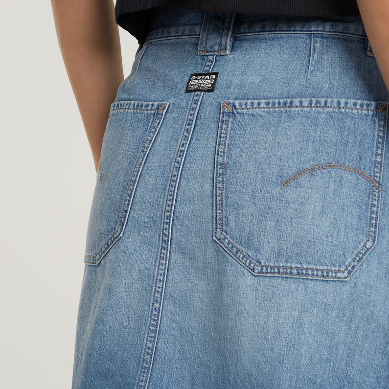 G-STAR Outlet Viktoria Utility Mini Skirt Light blue