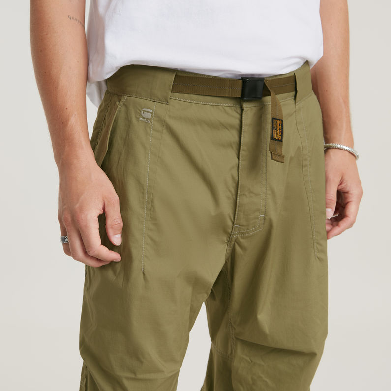 G-STAR Outlet Balloon 3D Cropped Shorts Green