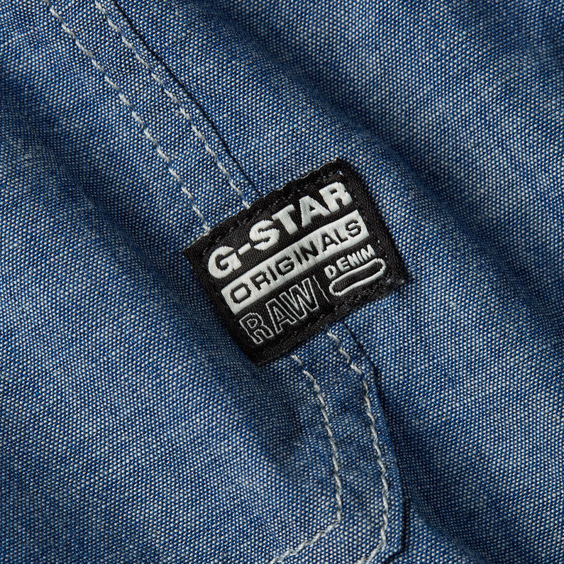G-STAR Outlet Vestido Relaxed Drawcord Azul oscuro