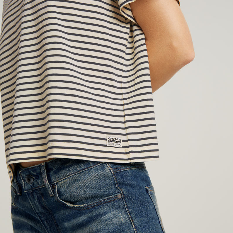 G-STAR Outlet Stripe Boxy Top Multi color