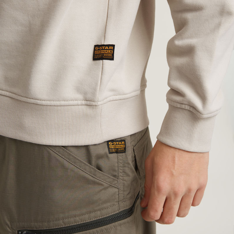 G-STAR Outlet Construction Sweater White