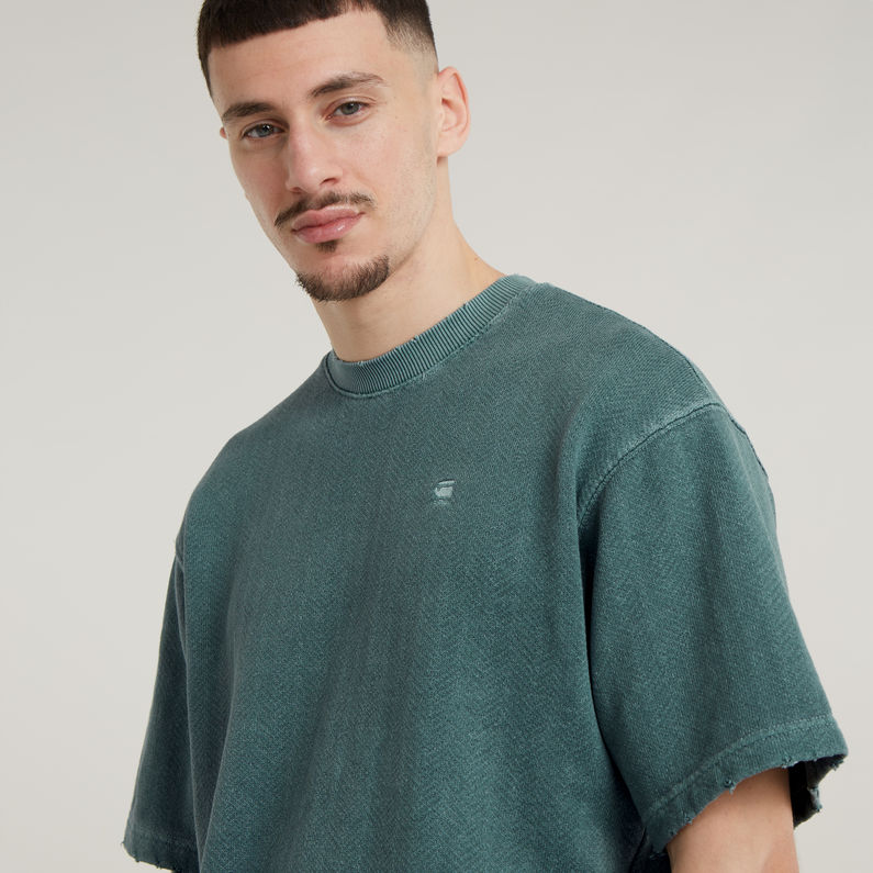 G-STAR Outlet Overdyed Loose Sweater Green