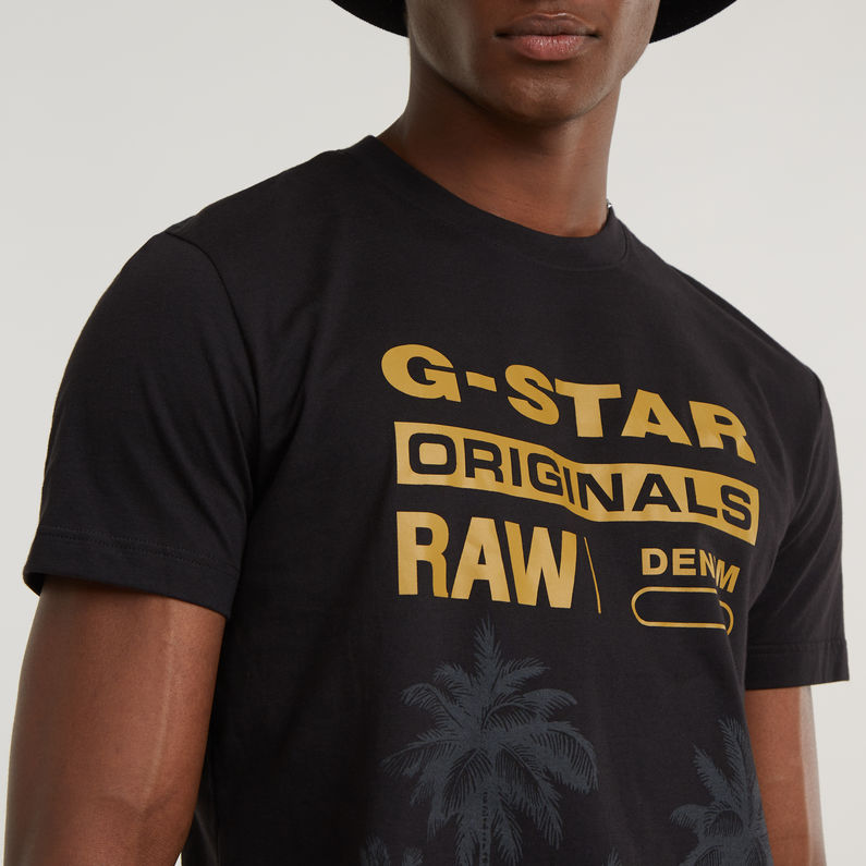G-STAR Outlet Palm Originals T-Shirt Black